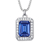 Retiazka Royal Blue, striebro s rýdzosťou 925