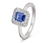 Prsteň Royal Blue, striebro s rýdzosťou 925