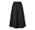 Popelínová sukňa, čierna