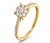 Prsteň s diamantmi, zlato 585/1000