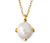 Zlatý náhrdelník so sladkovodnou perlou z chovu