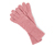 Pletené rukavice s vlnou, ružové