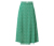 Midi sukňa s potlačou, zelená
