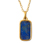 Retiazka, striebro 925, pozlátené, s polodrahokamom lapis lazuli