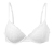 Podprsenka push-up, biela