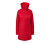 Prešívaný kabát so stojačikom, červený