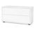 Regálový modul »Flemming«, cca 75 x 37,5 cm, s 2 zásuvkami, biely
