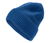 Pletená čiapka beanie, modrá