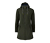 Softshellový kabát s kapucňou, olivovozelený 