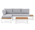 Rohový lounge nábytok »Hanjo« s pohodlnými poduškami