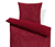 Prémiová bavlnená posteľná bielizeň, štandardná veľkosť, červená