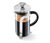 Kanvica french press s piestom a filtrom 300 ml, strieborná