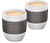 Šálky na espresso mini Edition, sivé, 2 ks