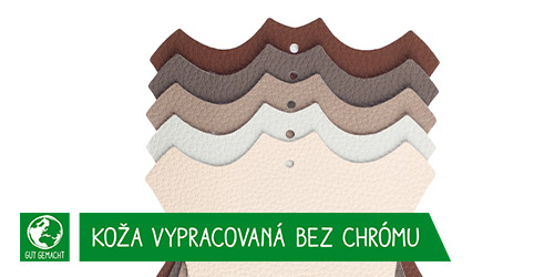 Koža vypracovaná bez chrómu