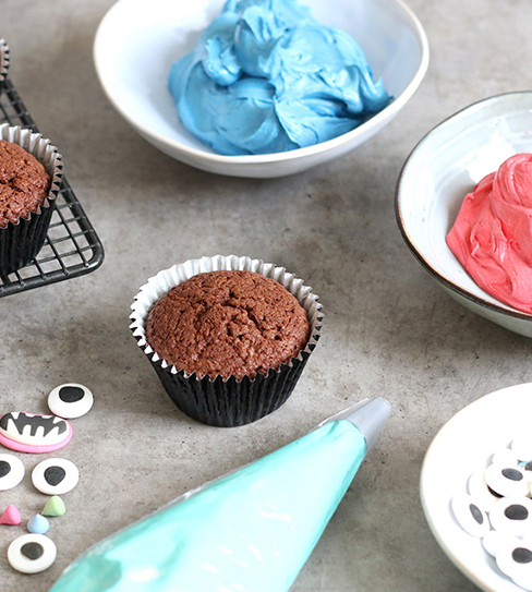 Zubereitung Monster-Cupcakes
