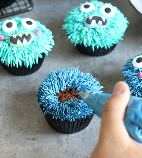 Zubereitung Monster-Cupcakes