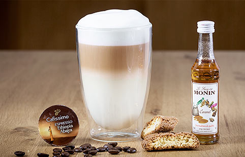 Karamelové latte macchiato
