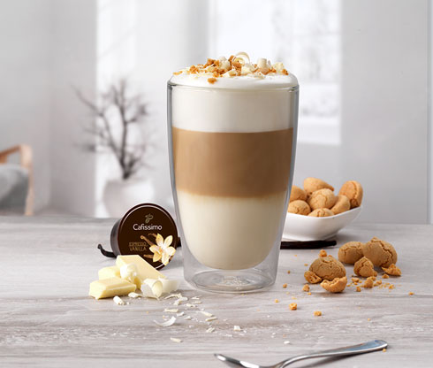 Vanilkové latte s bielou čokoládou